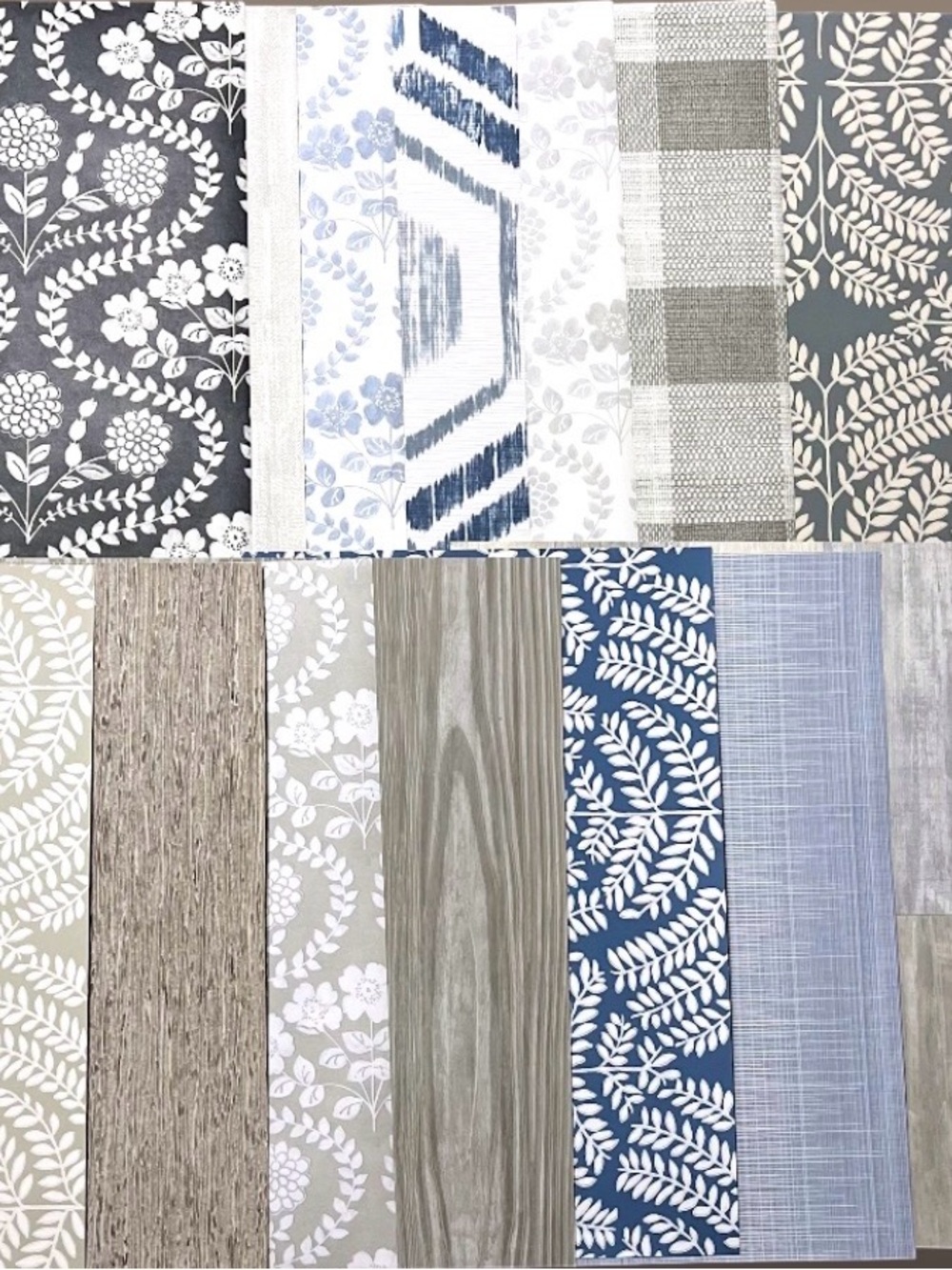 14 Large Assorted Designer DIY Scrapbooking Sheets Nature Vines Floral Wood